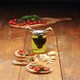 image 2 of KitchenCraft Oil Vinegar Dispenser Clear Glass 2-in-1 350ml