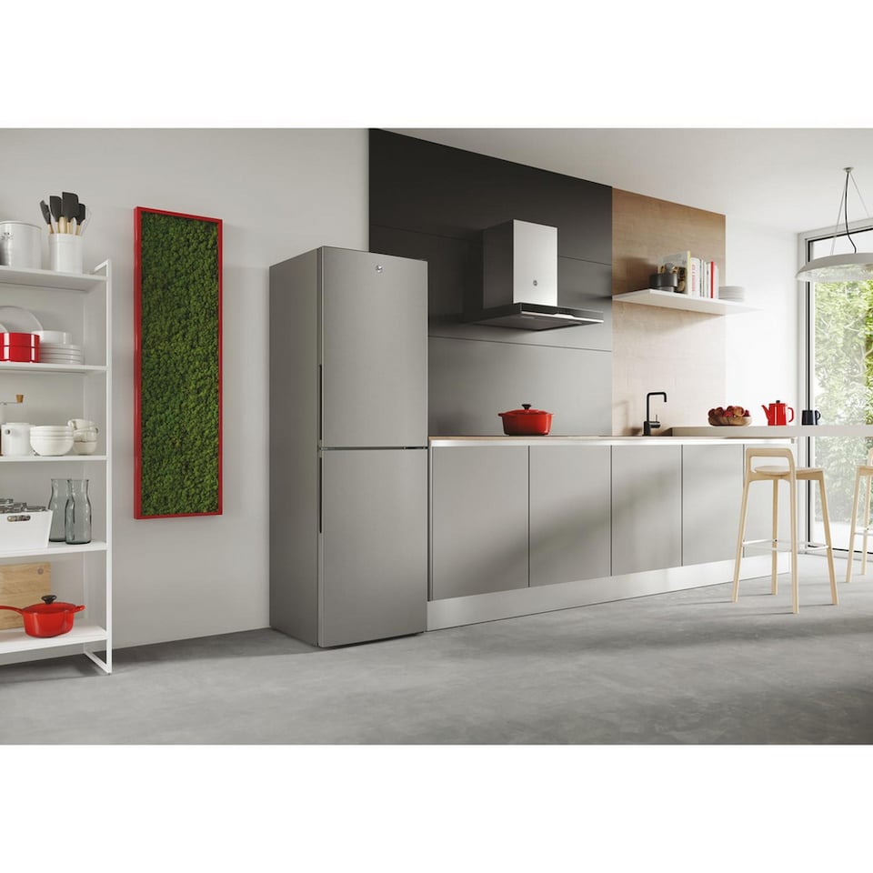 image 1 of Hoover HVT3CLECKIHS H-FRIDGE 300 252litre Fridge Freezer Low Frost Class E Silver