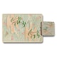 image 1 of Set of 12 Placemats and Coasters 11x8 Placemats 3.7x3.7 Coasters Wood Bottom