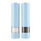 image 2 of Cooks Professional Electric Salt & Pepper Mill Set | Adjustable Grind Settings | Simple One-Button Operation | Blue