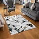 image 2 of Black & Gold Marble (Rug) Multi | Medium: 80x150cm