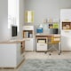 image 3 of 4KIDS 1 Door 1 Drawer Narrow Cabinet with Orange Handles