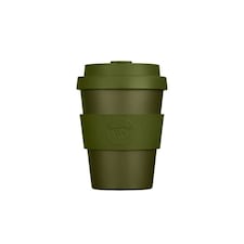 Ecoffee Cup 8oz 240ml Reusable Eco-Friendly 100% Plant Based Coffee Cup with Silicone Lid & Sleeve - Melamine Free Travel Mug N/A | Oberon
