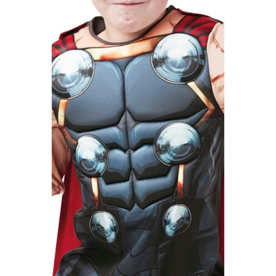 image 1 of Thor Boys Deluxe Costume - Grey/Red - L L