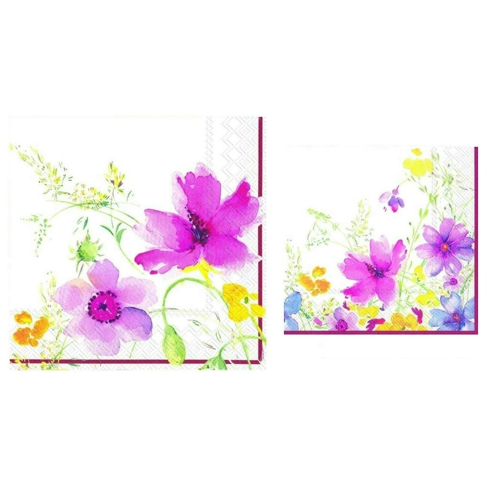 IHR Lunch Napkins Mariefleur (V&B) 33cm 3ply 20 Pack