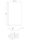 image 7 of Balterley Reversible Curved P-Shaped Shower Bath Screen | Silver | Chrome | 1