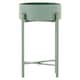 image 1 of Interiors by Premier Contemporary Small Green Floor Standing Planter, Sturdy Outdoor Pot For Flowers, Durable Floor Planter Green