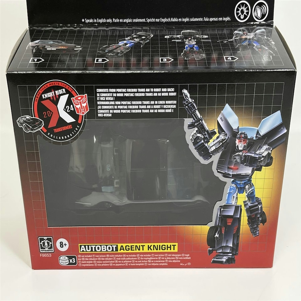 image 1 of Transformers Heroic Autobot Knight Rider Agent Knight Light and Sound Hasbro F9653
