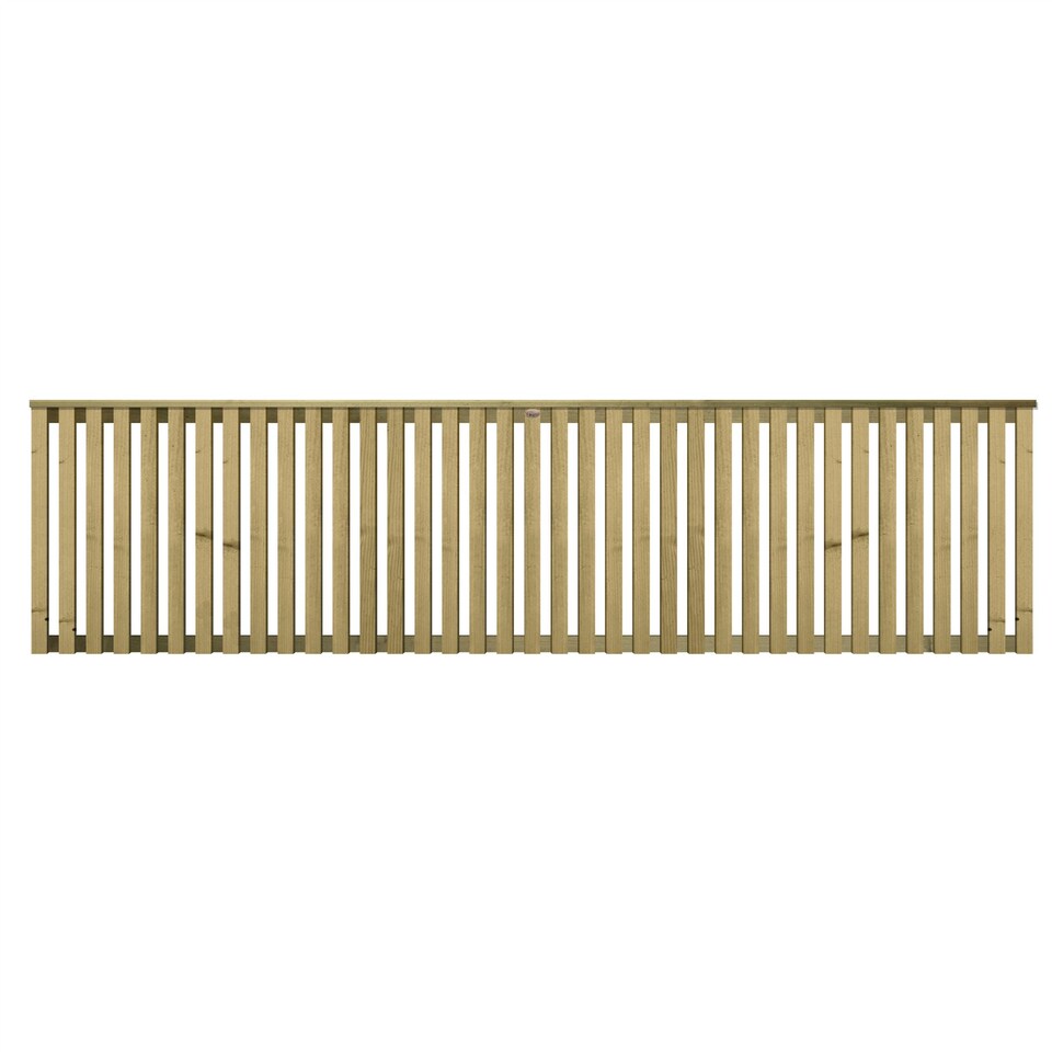 image 1 of Premier Tuscany Wooden  W:6ft x H:1.5ft Trellis Fence Panel Topper Screen (Pack of 5)