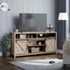image 5 of COSTWAY 65 Inches TV Stand Media Entertainment Center Grey Grey