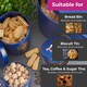 image 4 of Retro Inspired Matt & Copper 5 Piece Kitchen Canister Set Navy