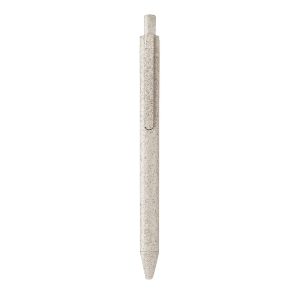 image 1 of MidOcean Pecas Wheat Straw Ballpoint Pen - Beige - 14cm x 1cm