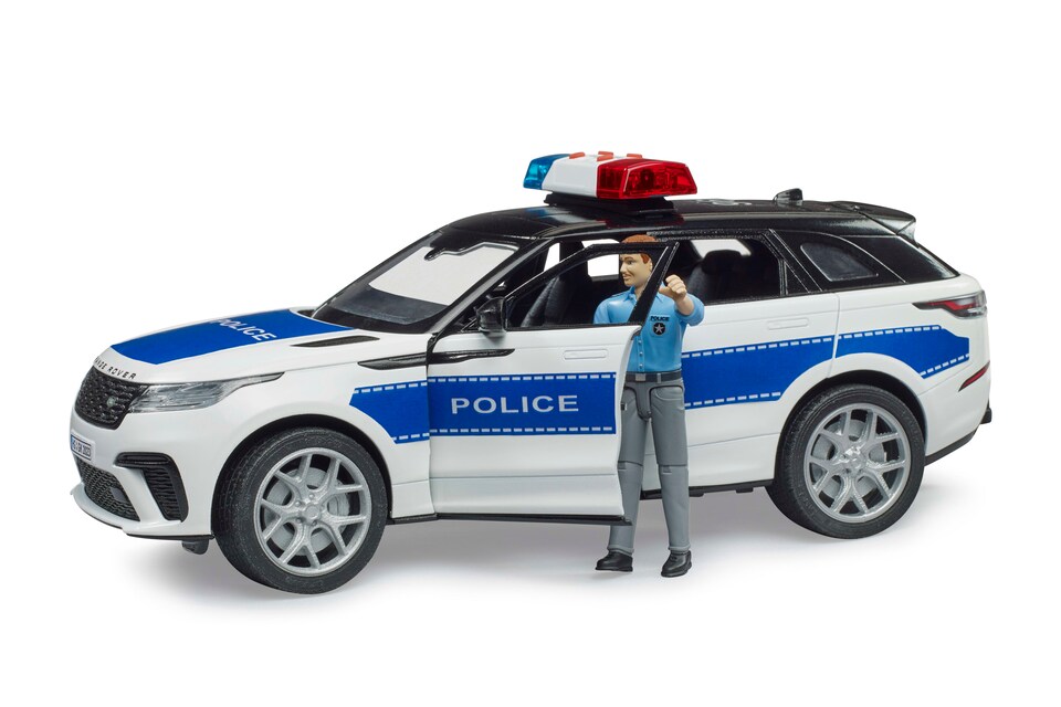 image 1 of Bruder Range Rover Velar Police with policeman Police Vehicle Playset
