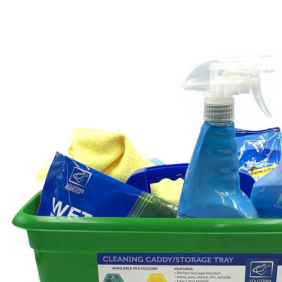 image 1 of Leecroft Handy Plastic Caddy Green - One Colour - One Size