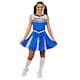 image 1 of Blue Cheerleader Fancy Dress Costume | Blue | XL