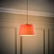 image 2 of ValueLights Aspen Small Blush Tapered Ceiling Lamp Shade Pink