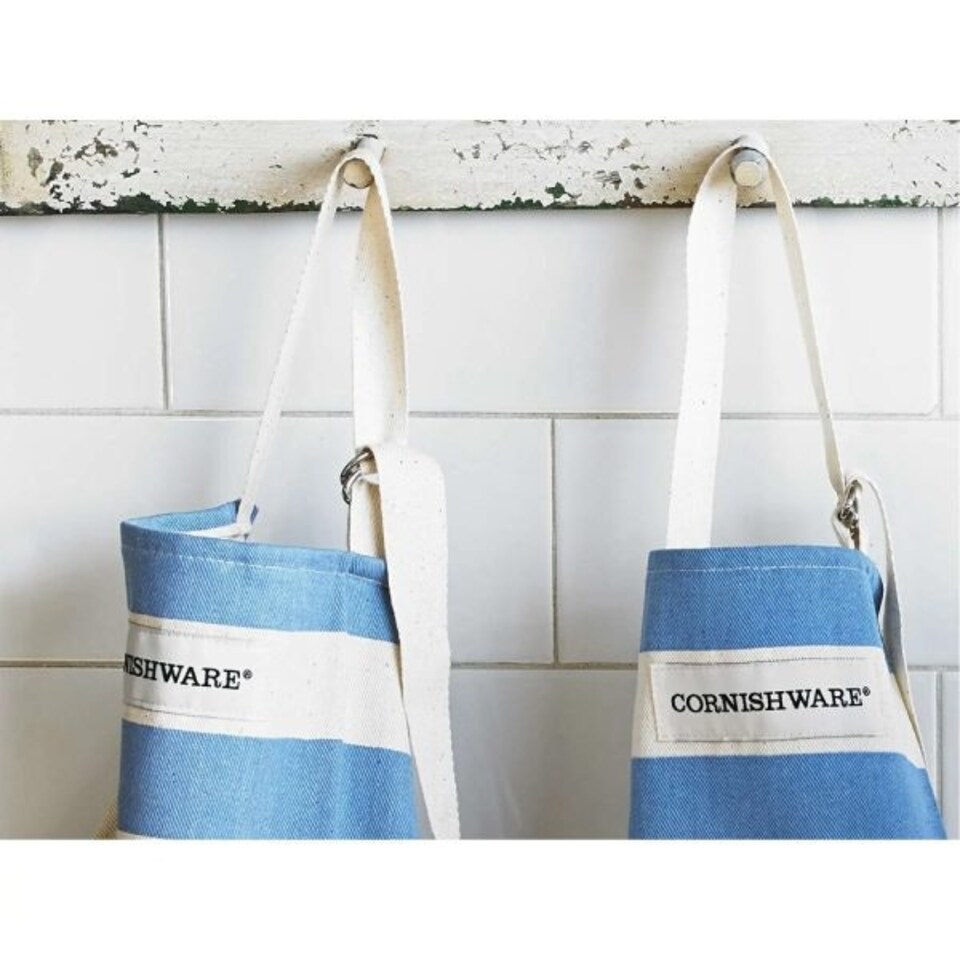 image 1 of Apron: Cornishware Blue White