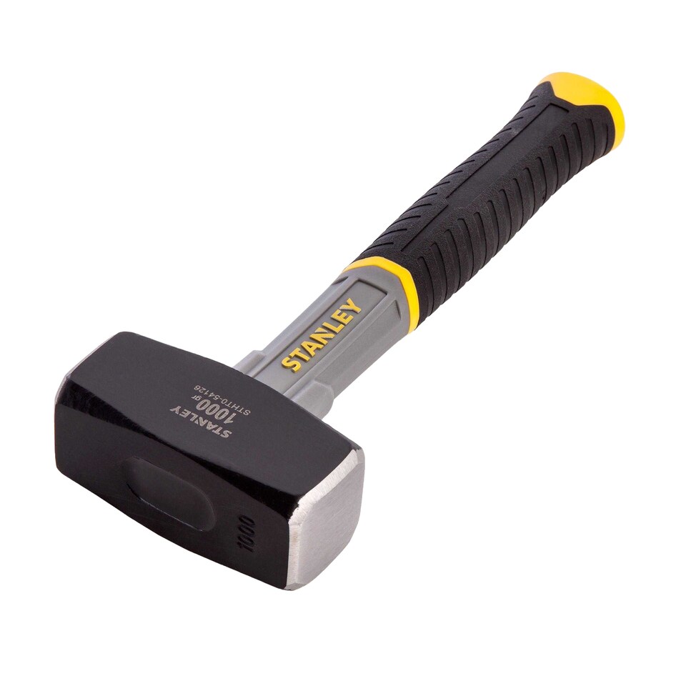 image 1 of Stanley STHT0-54126 Fibreglass Club Hammer | Black | Black/Grey/Yellow | One Size | 1