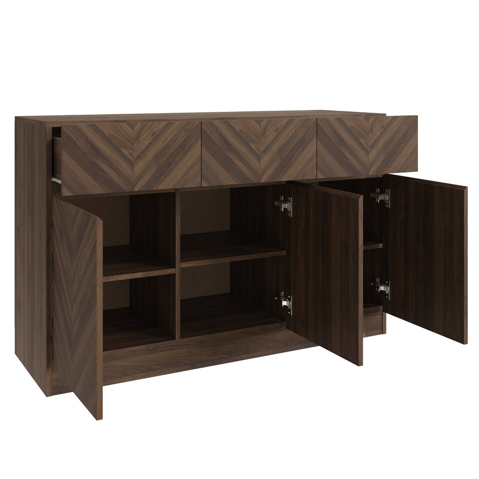 image 1 of Catania Large Sideboard | Brown | Royal Walnut
