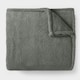 image 6 of OHS Teddy Fleece Soft Warm Plush Cosy Plain Dyed Throw Over Bed Blanket, 125x150cm (Copy) | Grey | Mid Grey