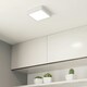 image 2 of EGLO Fueva 6 Ultra-Slim White Square LED Ceiling Light WBS White