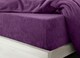 image 1 of Velosso Teddy Fleece Warm and Cosy Fitted Sheet | Purple | Purple | Super King