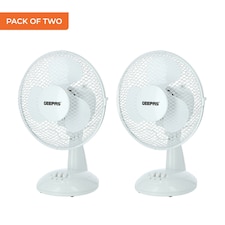 GEEPAS 16’’ Pedestal Fan - 40W, Grey Pack of 2