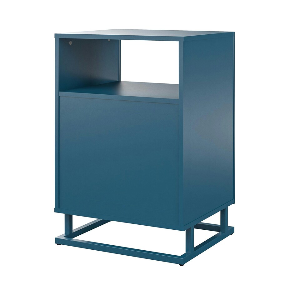 image 1 of Regal Turntable Stand in Metal Blue | Blue | Blue
