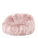 image 3 of Kids Classic Faux Fur Bean Bag Chair Light Pink Bean Bags for Children | Pink | Light Pink | 1