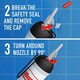 image 3 of UniBond Mould Resistant Bath & Kitchen Silicone Sealant Transparent, 208g