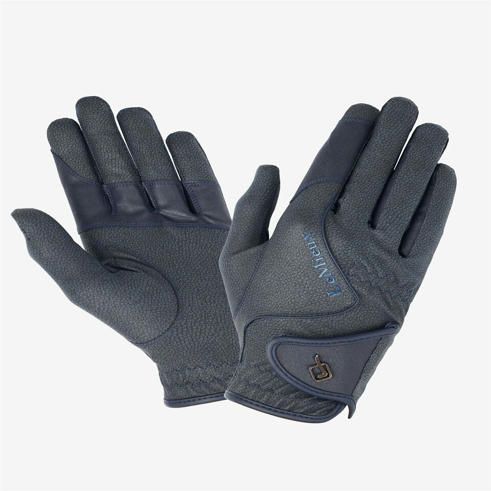 image 1 of LeMieux Close Contact Gloves Blue | Small