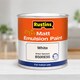 image 3 of Rustins Quick Dry Matt Emulsion Paint White 500ml