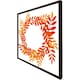 image 2 of Orange & red autumn leaves (Picture Frame) Black | XS