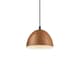 image 1 of Folk 1 Light Dome Ceiling Pendant Light Weathered
