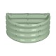 image 1 of Harbour Housewares Semicircular Steel Raised Bed - 60cm x 30cm - Green Green
