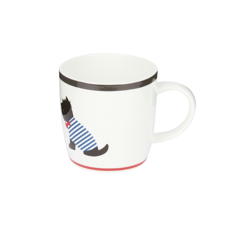 image 1 of KitchenCraft China Solo Westie Mug | White | 1