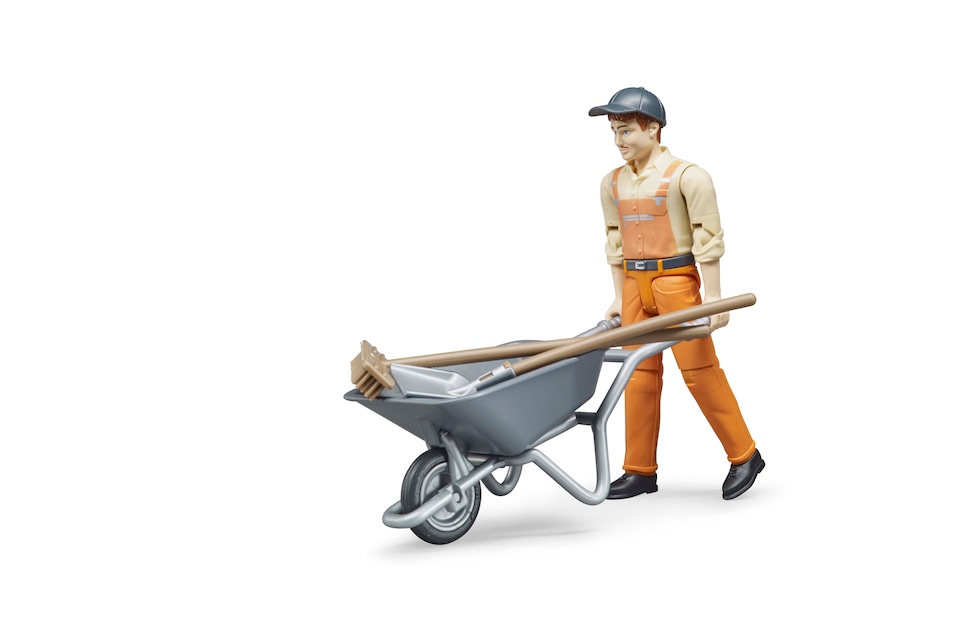 image 1 of Bruder bworld Municipal worker Detailed Vehicle & Playset Model