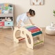 image 8 of COSTWAY Kids 2-in-1 Rocking Horse Arch Montessori Climbing Toys  Rocker