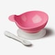 image 10 of Suction Base Baby Bowl & Spoon Set Pink