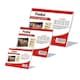 image 2 of A6 Horizontal Design L-Shape Transparent Acrylic Label Sign Holder