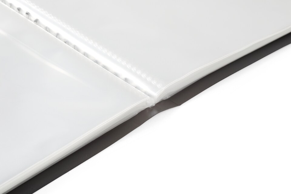 image 1 of ARPAN A4 Display Book Folder for School, Filing, Storage, Interviews, CVS & Presentations, Flexible Cover, A4 Display Folder with 62 Pockets 124 Sides