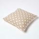 image 4 of Homescapes Cotton Beige Stars Cushion Cover - 45 x 45 cm | Cream | Beige | 45 x 45 cm