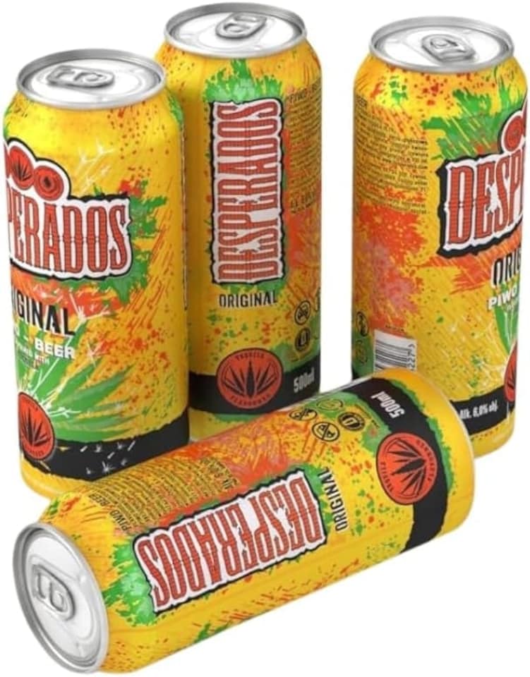 image 1 of Desperados Premium Tequila Flavoured Lager Beer case of 24 x 500ml cans