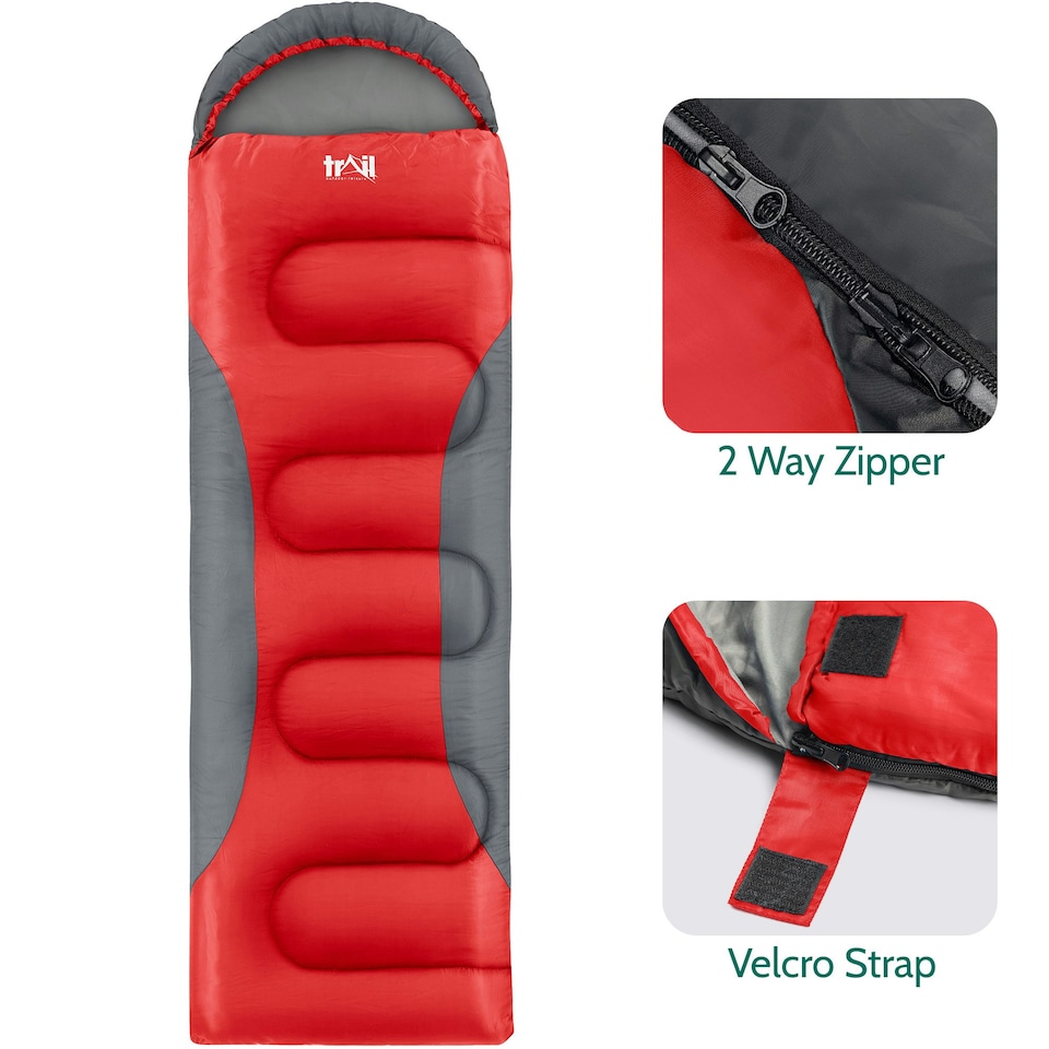 image 1 of Alpine 400 Hooded Sleeping Bag