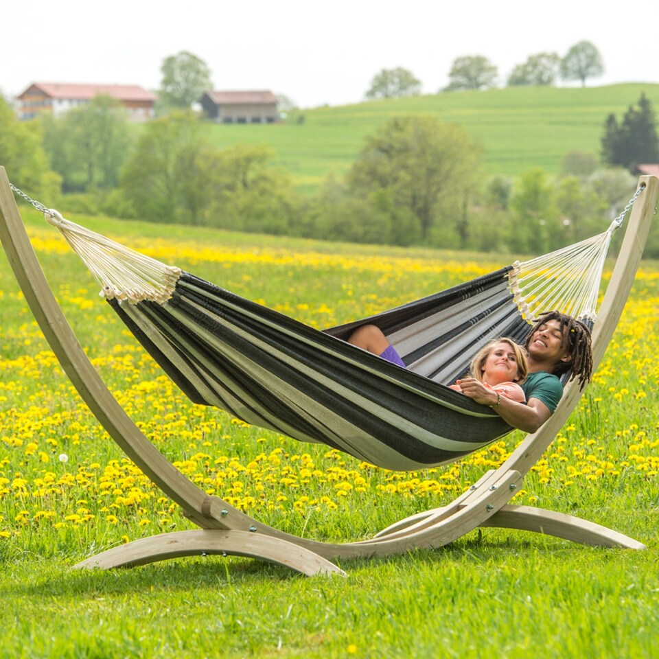 image 1 of Amazonas XXL Family Garden Hammock – Paradiso Silver