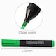 image 2 of Pack of 12 Slim Yellow Chisel Point Highlighters