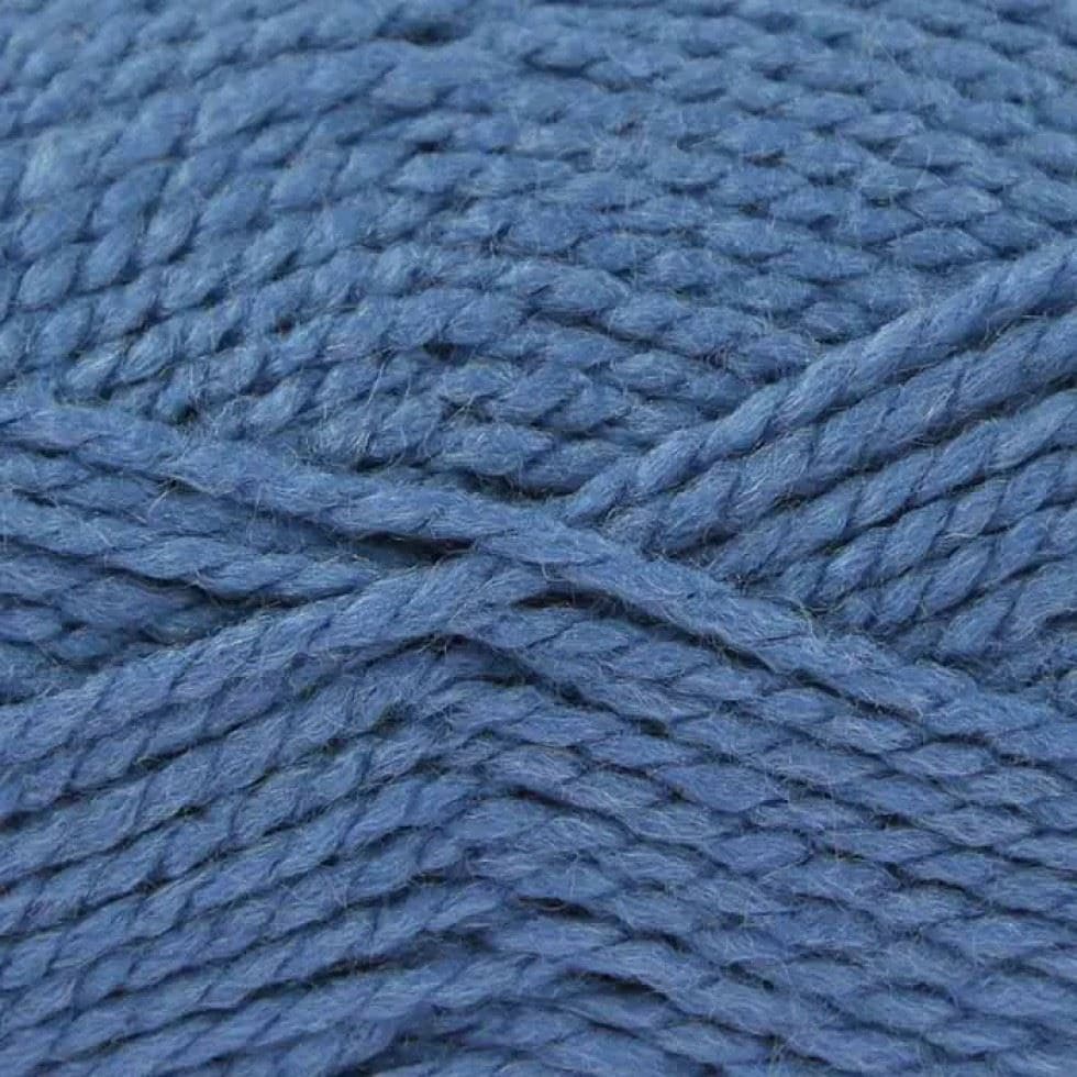 King Cole Blue Big Value Chunky Yarn (Value Pack 12 x 100g Balls) For Crochet, Knitting - 152m per ball