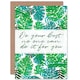 image 1 of Motivational Do Your Best Jungle Green Typography Greetings Card