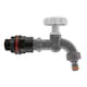 image 2 of 3/4" BSP Water Butt Connector Set with 1/2" Quick-Connect PP Tap and 27mm HSS Drill Bit,