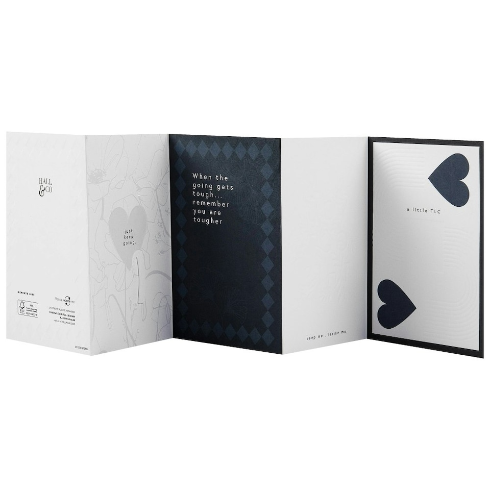 image 1 of Memento Luxe Premium Thinking of You Card with Mini Card, Keepsake